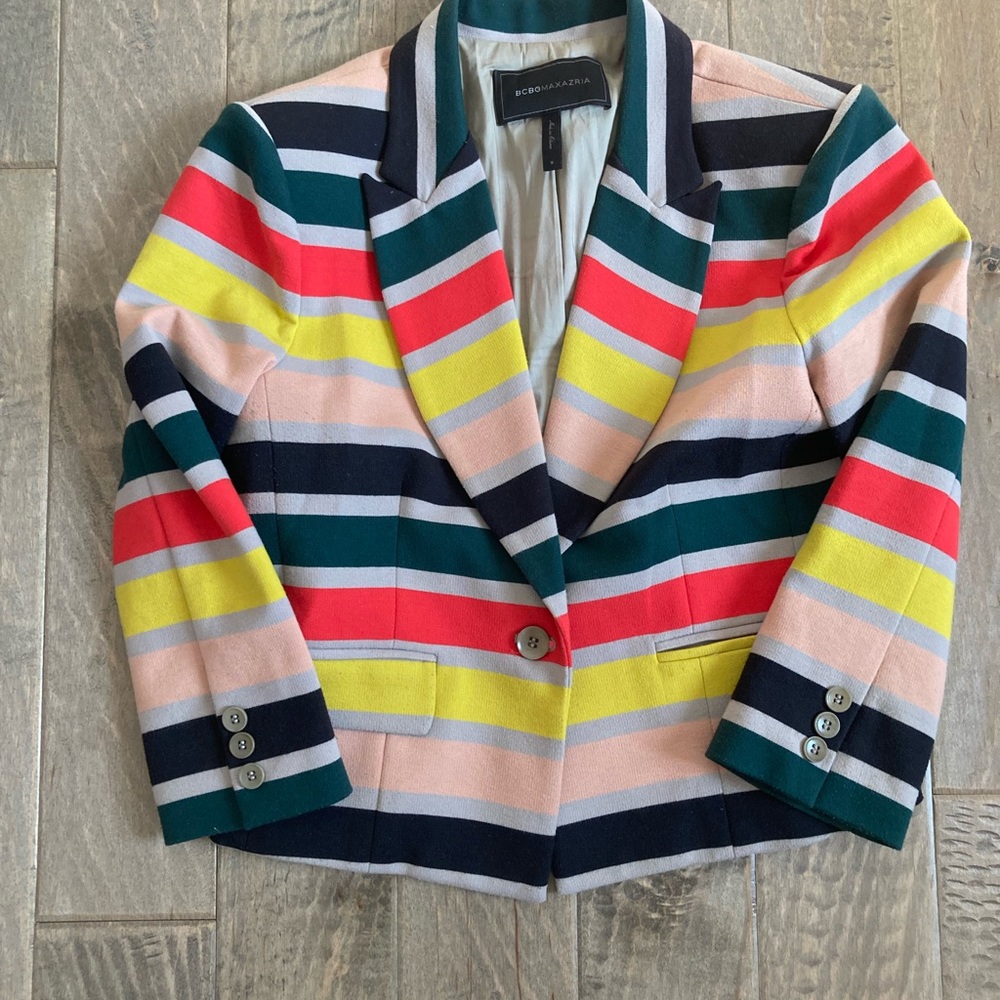 Multi coloured Cropped blazer